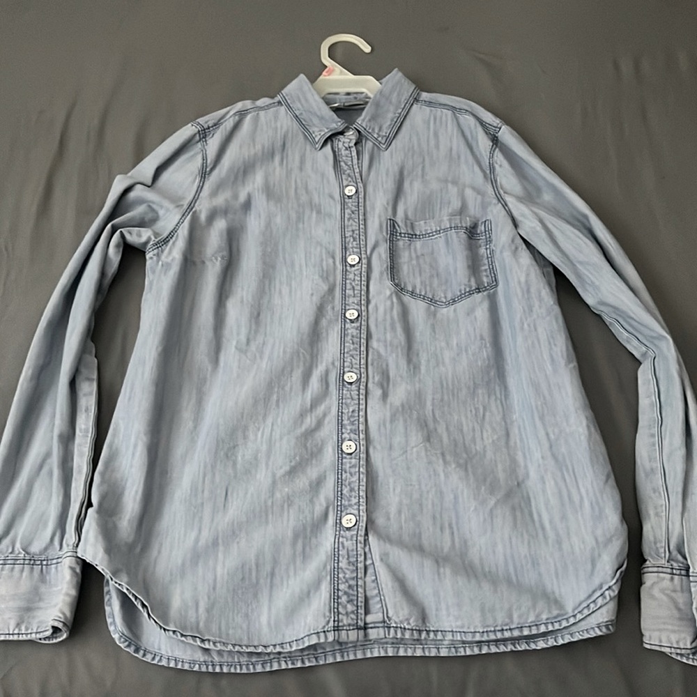 Bright Blue Classic Shirt Size XS